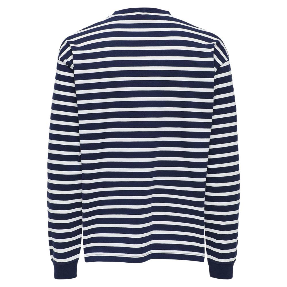 T-shirt Marinière Marine Homme Only & Sons Donovan vue 2
