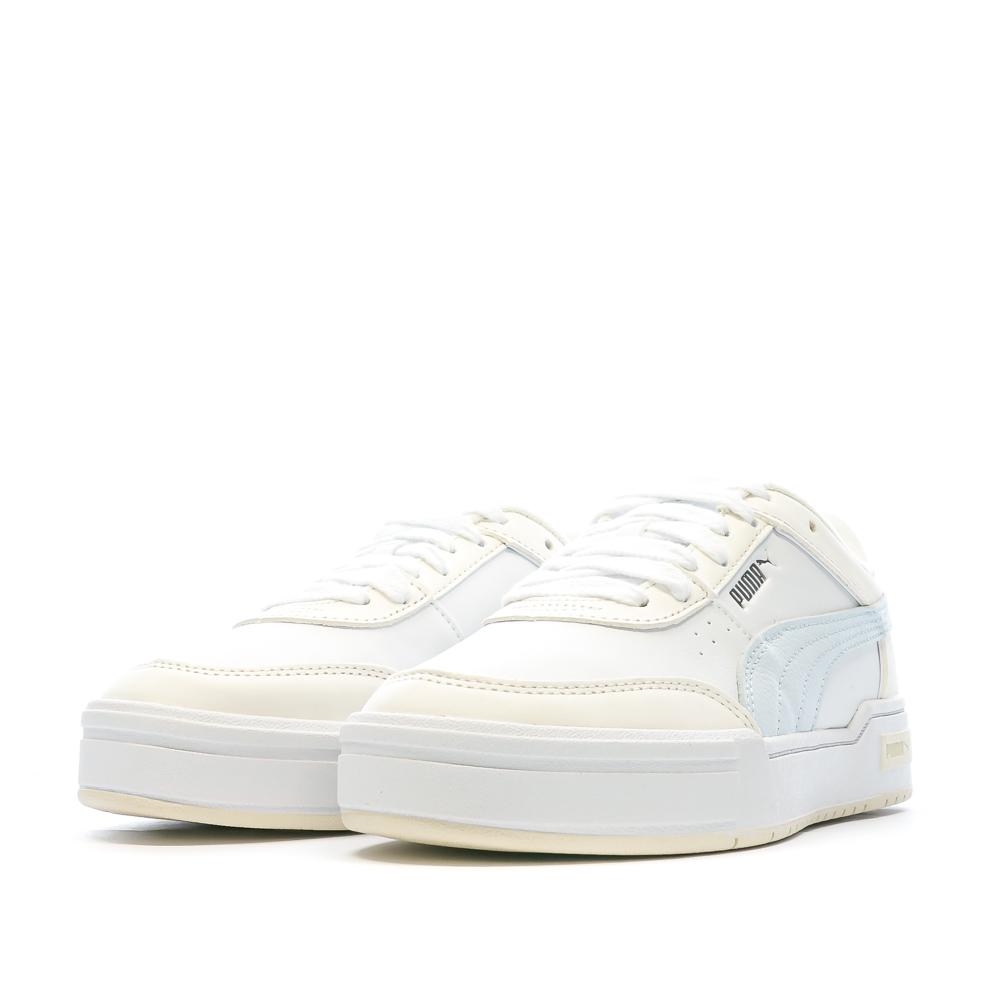 Baskets Blanc/Écru Femme PUMA Pro Sport vue 6