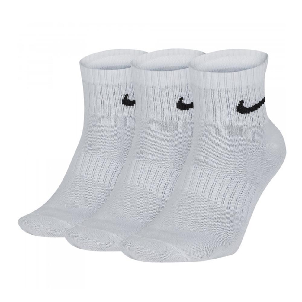 Lot de 3 Paires de Chaussettes Blanches/Noires Nike Everyday pas cher