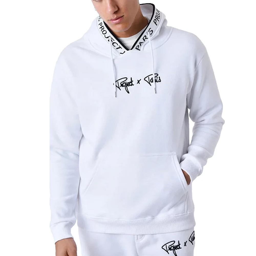 Sweat Blanc/Noir Homme Project X Paris 2322006 pas cher