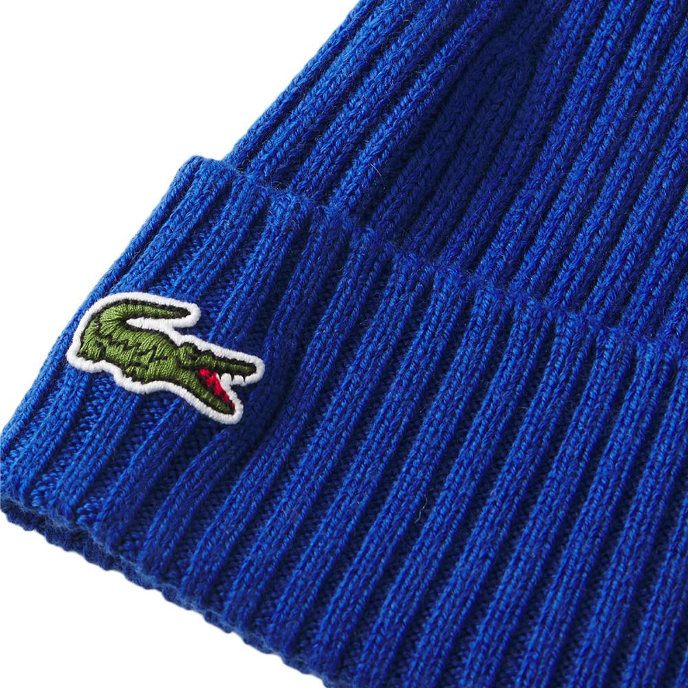 Bonnet Bleu Roi Homme Lacoste RB0001 vue 2
