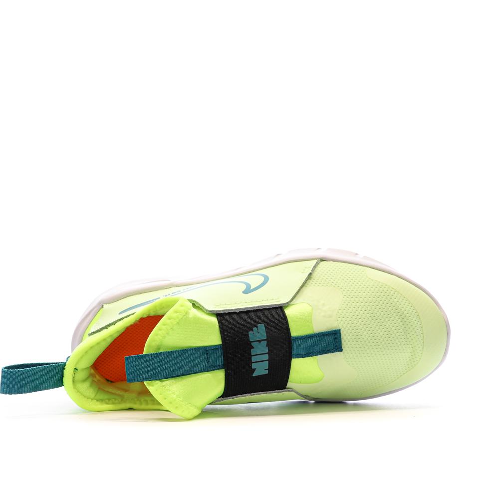 Baskets Jaune fluo Garçon Nike Flex Runner 2 vue 4