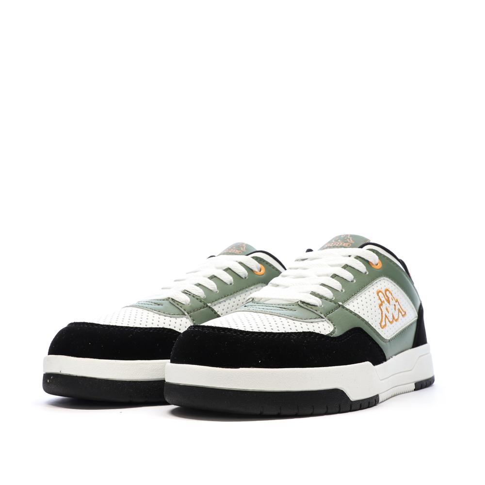 Kappa Logo Manis Jungen Sneakers Weiß/Grün/Schwarz Ansicht 6