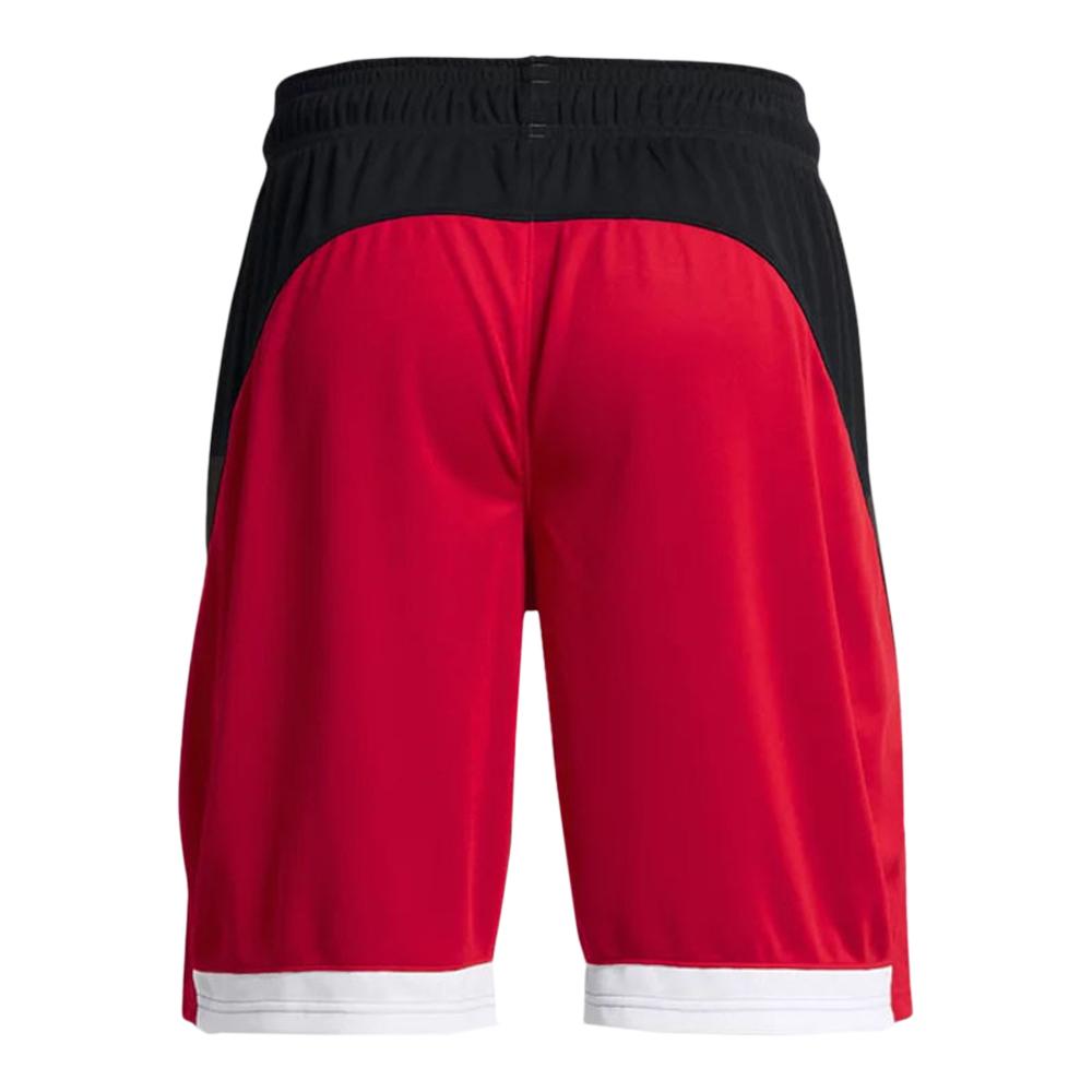 Short de Sport Rouge Homme Under Armour Baseline 10 vue 2