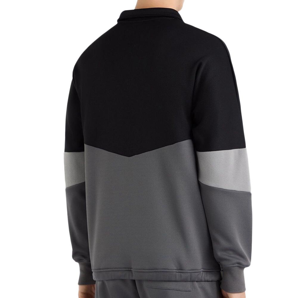 Sweat Noir Homme Umbro Drill Top vue 3
