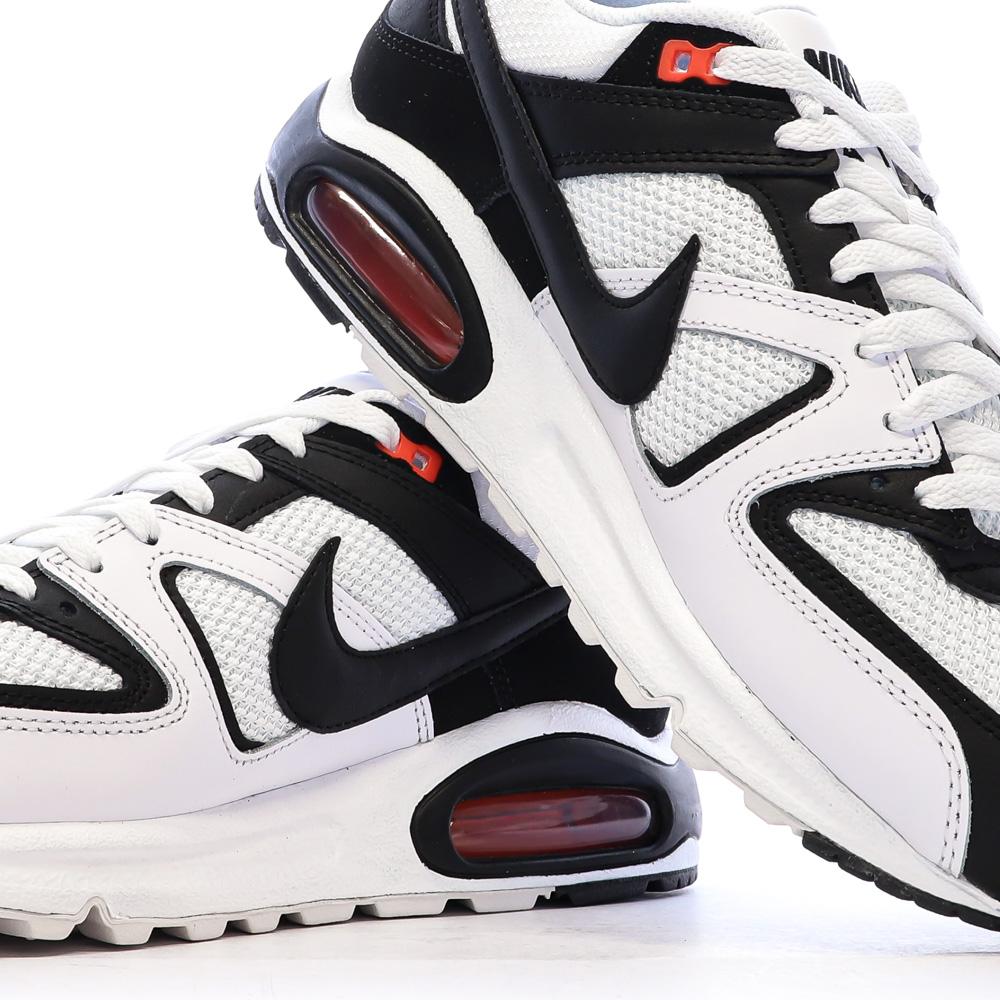 Baskets Noir/Blanc Homme Nike Air Max Command vue 7