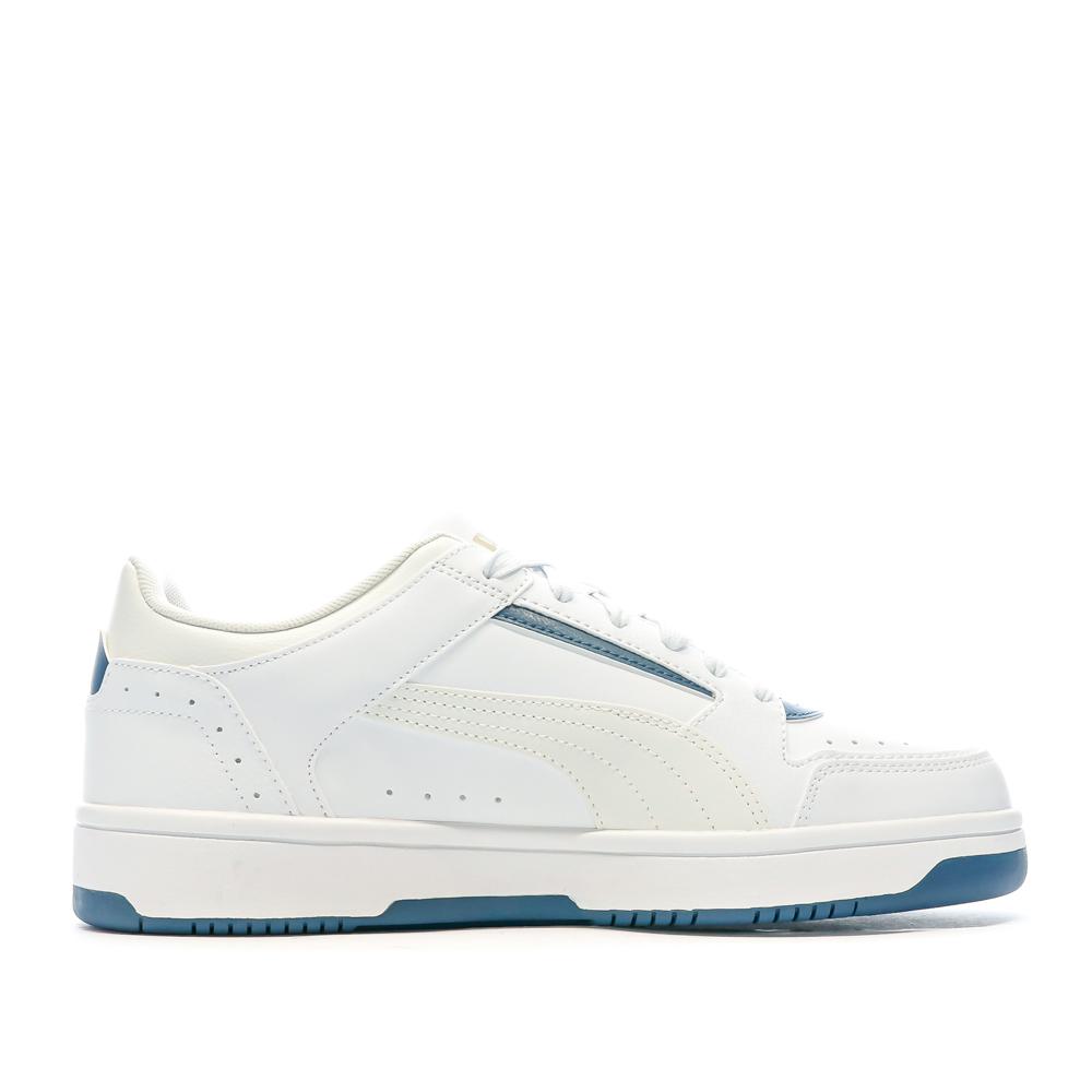 Baskets Blanches/Bleu Homme Puma Rebound Joy vue 2