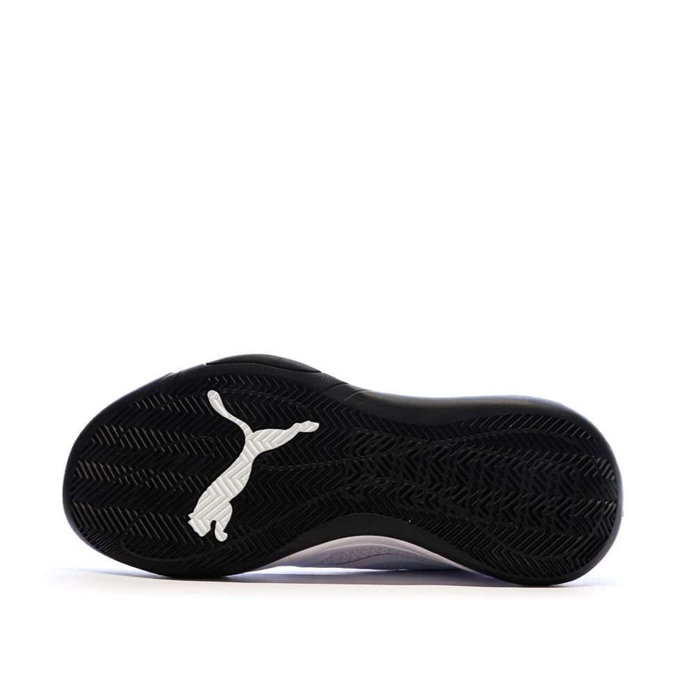 Chaussures de Baskets Grises/Blanches Homme Puma Court Pro vue 5