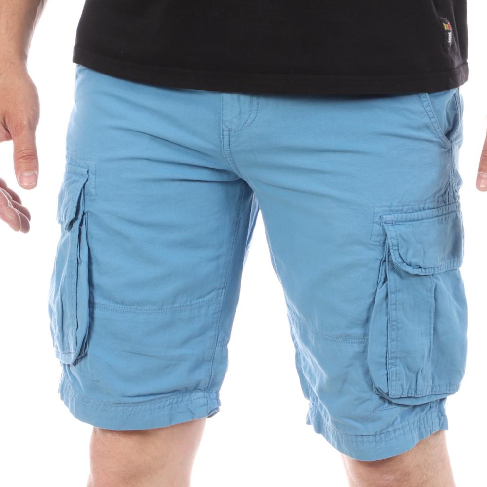 Short Bleu Homme RMS26 Cargo pas cher