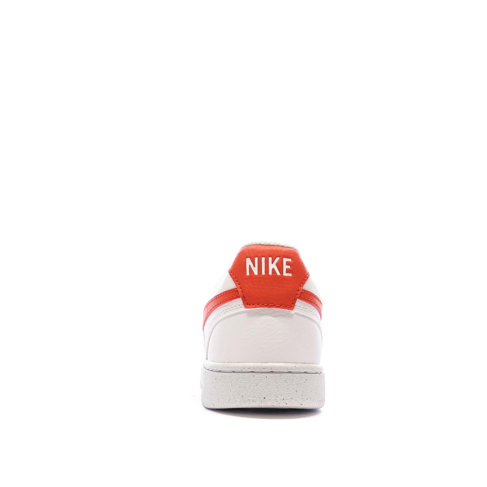 Baskets Blanches/Oranges Homme Nike Court Vision Low vue 3
