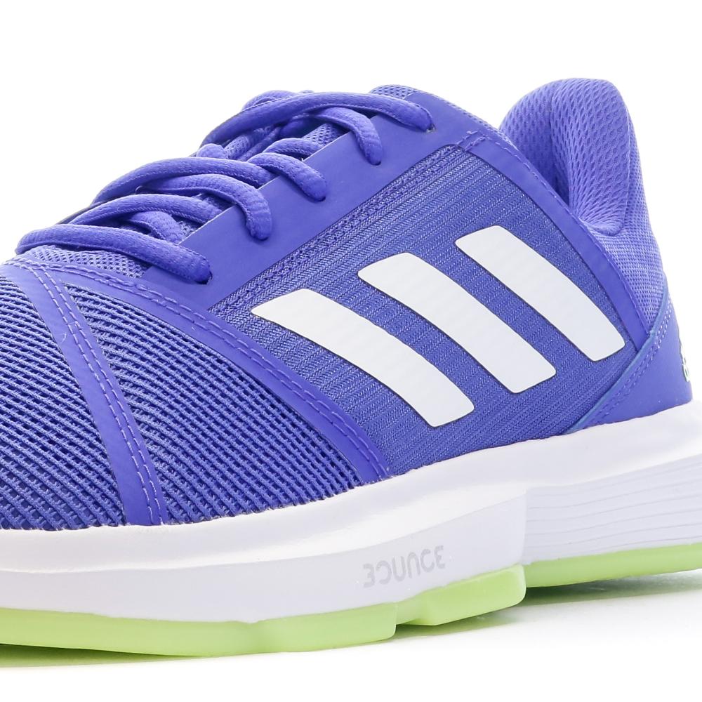 Chaussures tennis Bleu Homme Adidas Courtjam Bounce M vue 7
