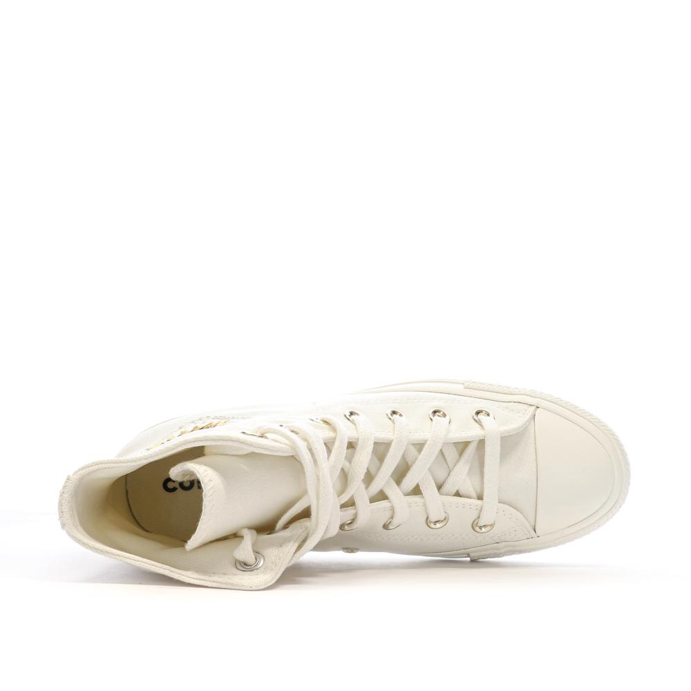 Baskets Ecru Femme Converse Chuck Taylor All Star vue 4
