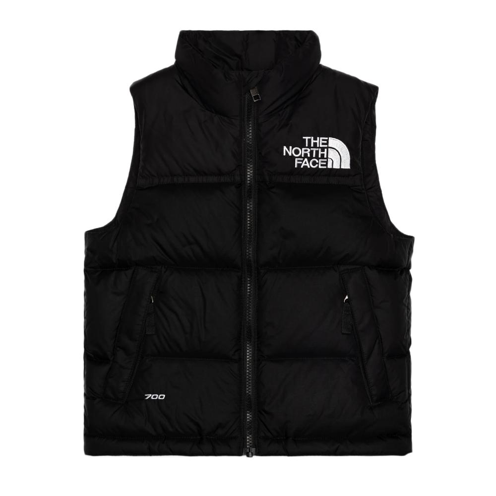 Doudoune Sans Manches Noir Junior Mixte The North Face Nuptse pas cher