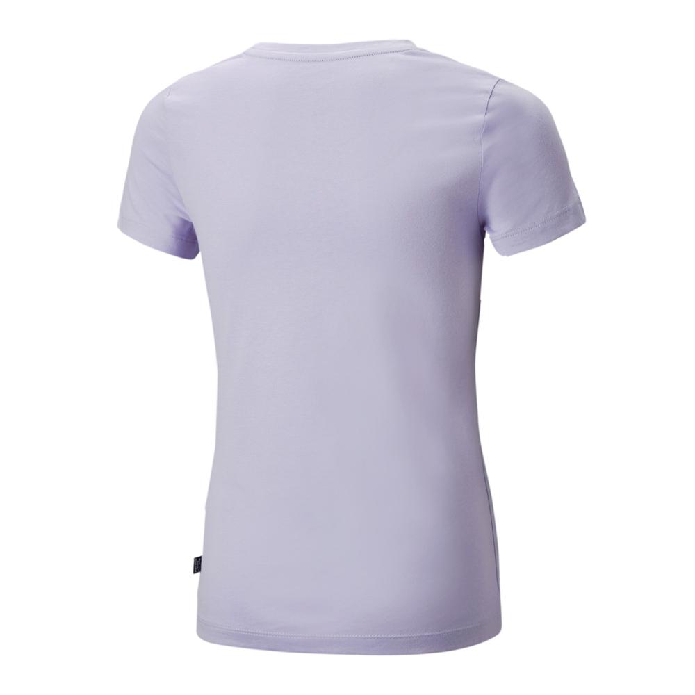 T-shirt Mauve Fushia Fille Puma Tee vue 2