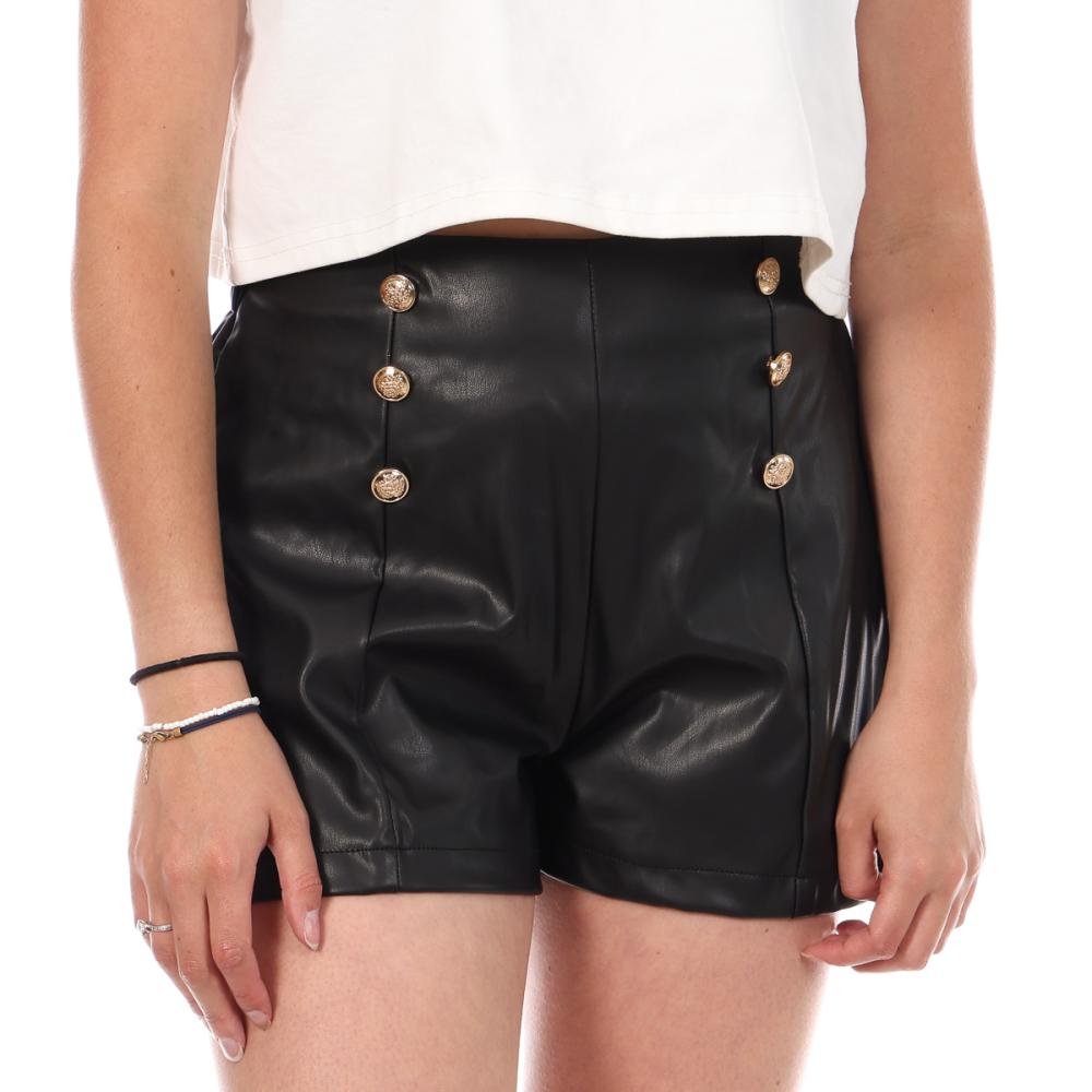 Short Noir Similcuir Femme Monday Premium pas cher