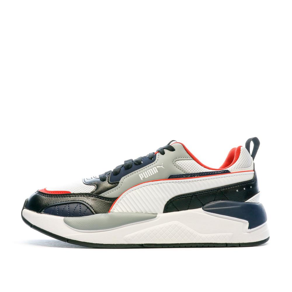 Baskets Blanche/Noir/Gris Homme Puma X-ray 2 Square pas cher