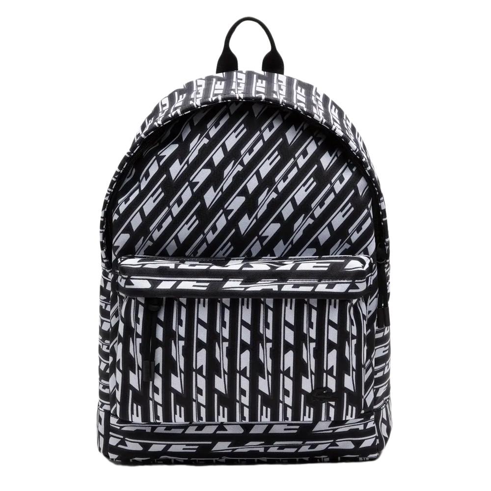 Sac à Dos Noir/Blanc Homme Lacoste NH4223NZ pas cher