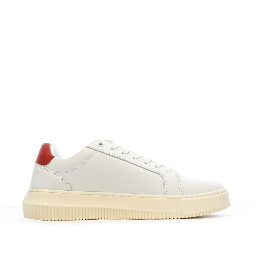 Baskets Blanches Homme Calvin Klein Jeans Chunky Cupsole vue 2