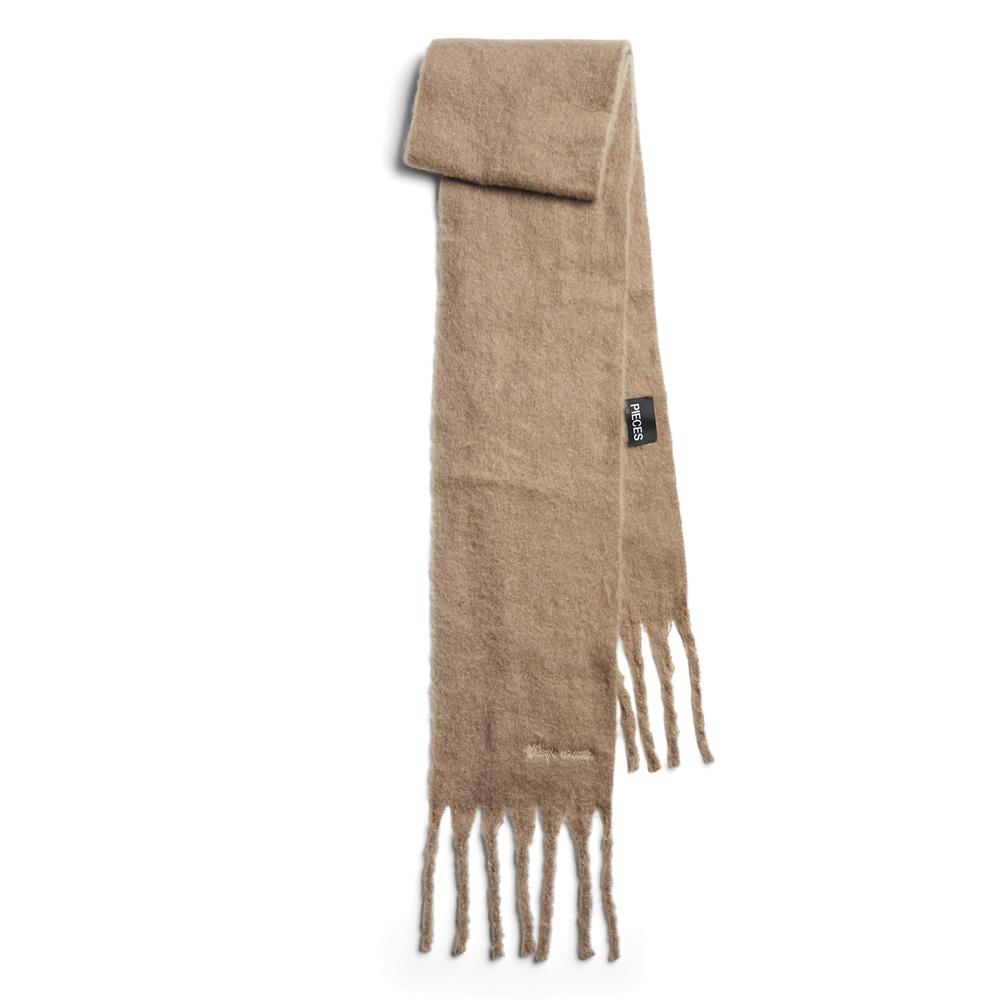 Écharpe Marron Femme Pieces Nilea pas cher
