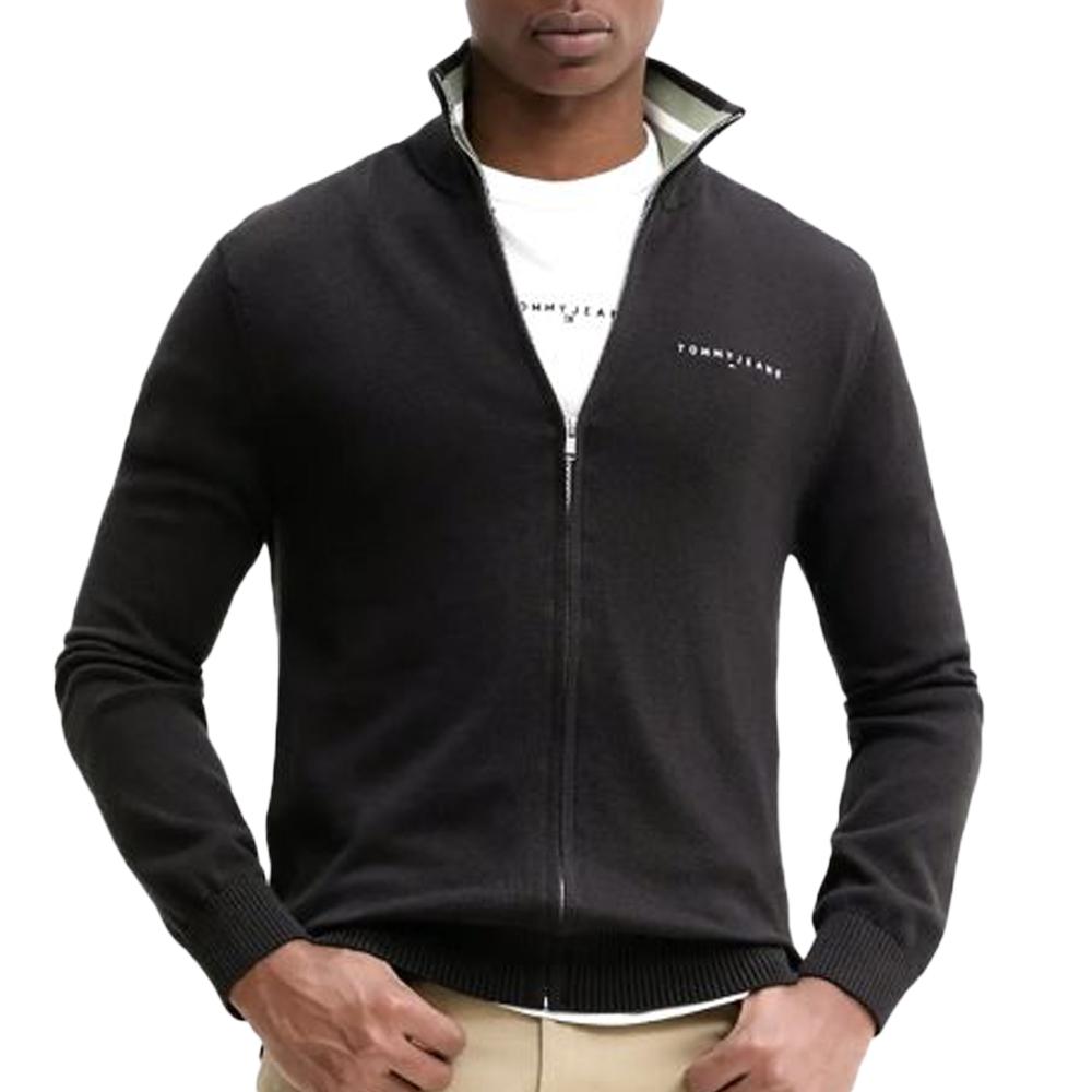 Gilet Noir Homme Tommy Hilfiger Slim Linear pas cher