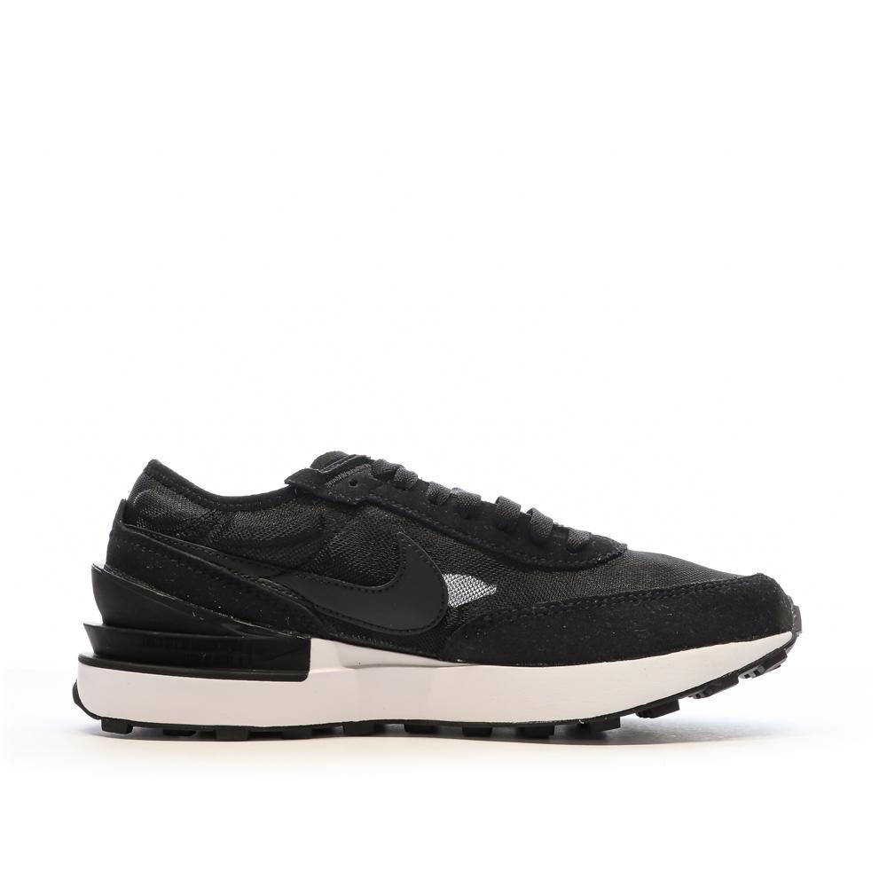 Baskets Noir Femme Nike Waffle One vue 2