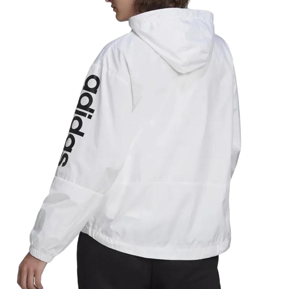 Coupe Vent Blanc Femme Adidas GL0647 vue 2