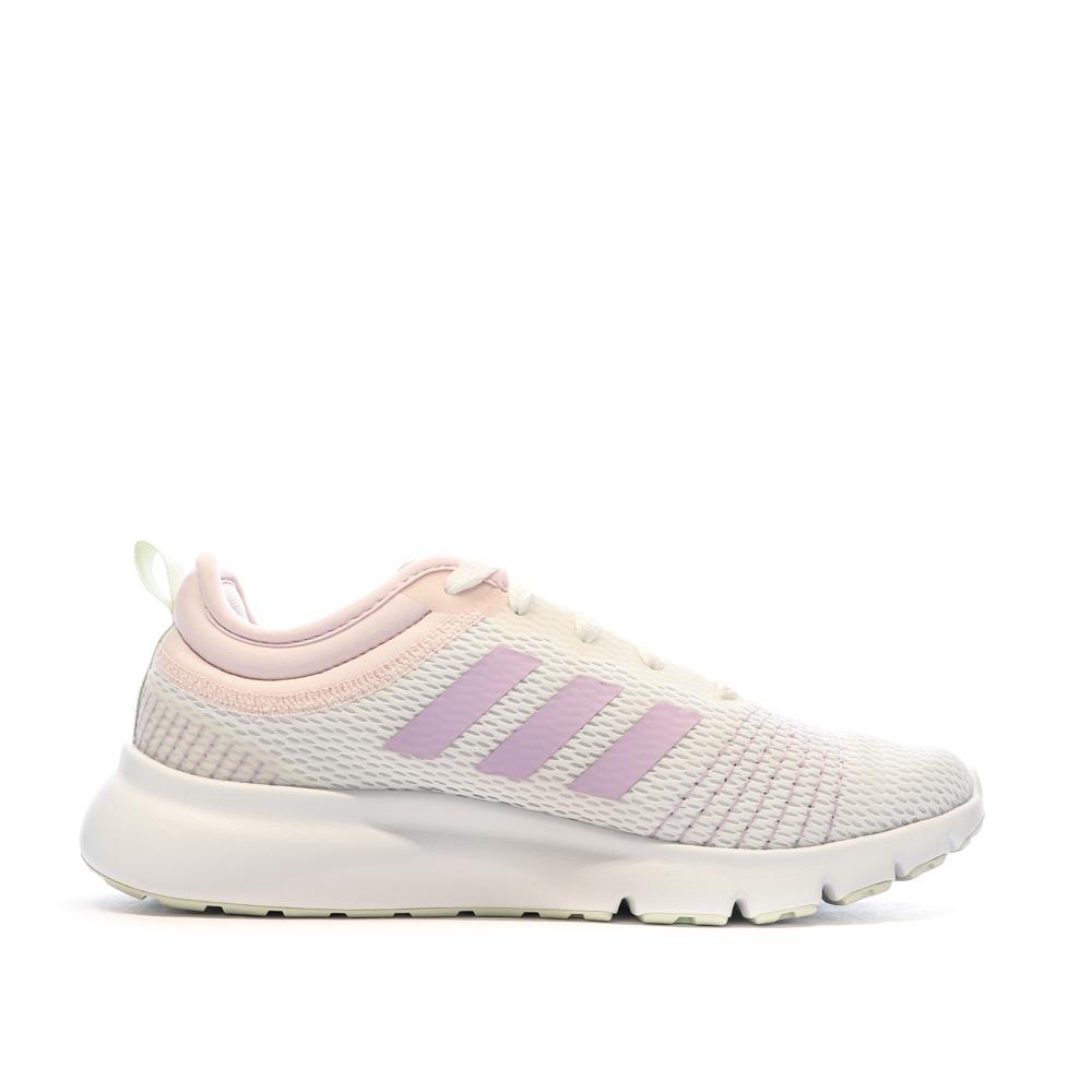 Chaussures de Running Blanches Femme Adidas Fluidup vue 2