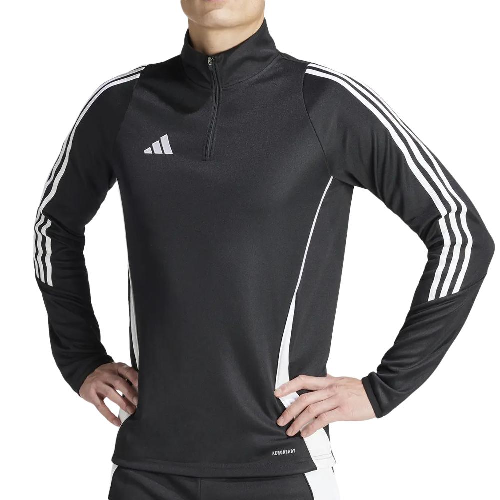 T-Shirt Manches Longues Noir Homme Adidas Tiro24 pas cher