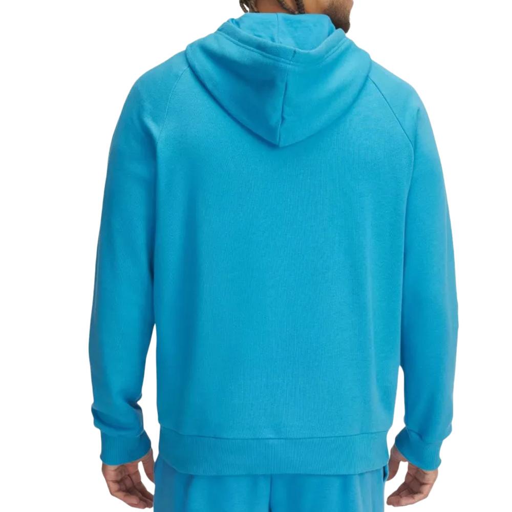 Sweat à capuche Turquoise Homme Under Armour Rival 1379757 vue 2