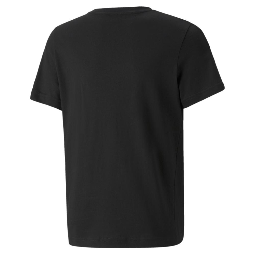 T-shirt Noir Garçon Puma Tape vue 2