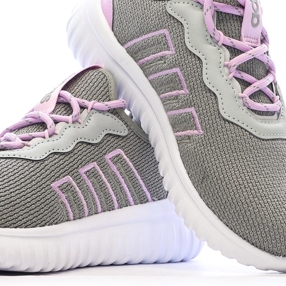 Baskets Grises Fille Adidas Kaptir Flow 2.0 K vue 7