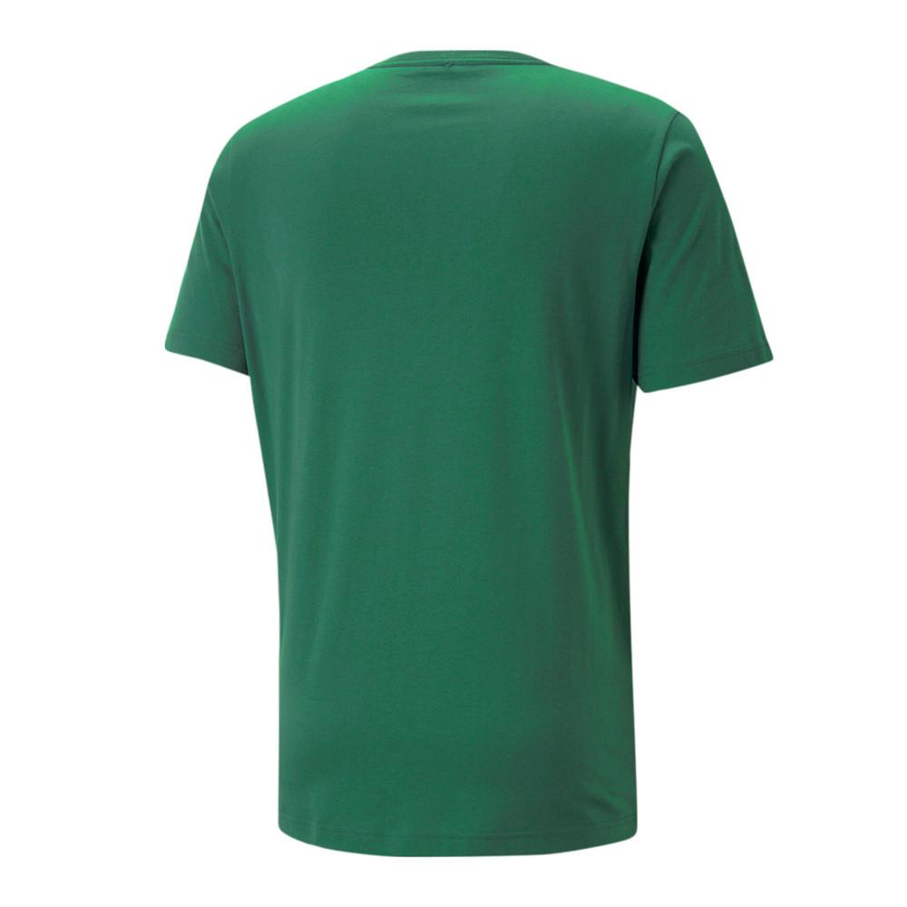 T-shirt Vert Homme Puma Essential Logo vue 2