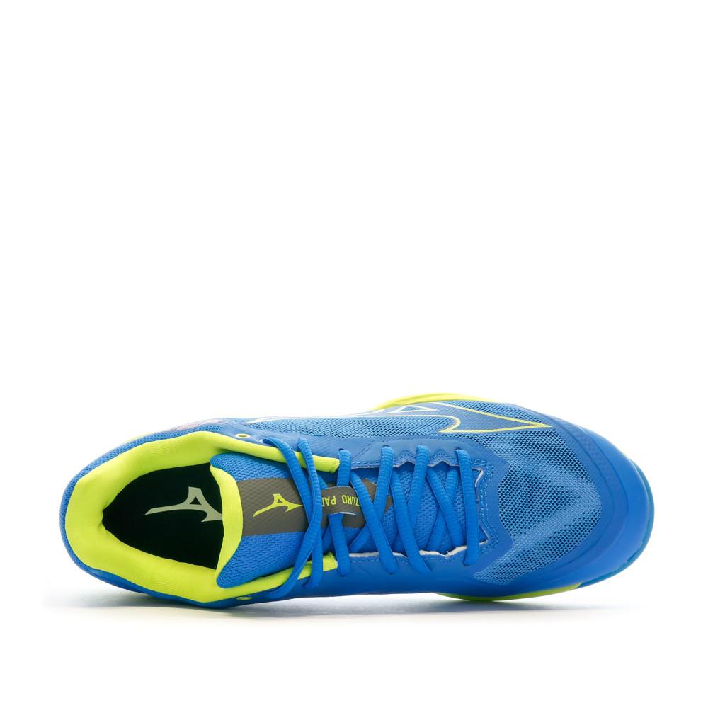 Chaussures de Padel Bleu/Jaune Homme Mizuno Wave Exceed Tour 5 Cc vue 4