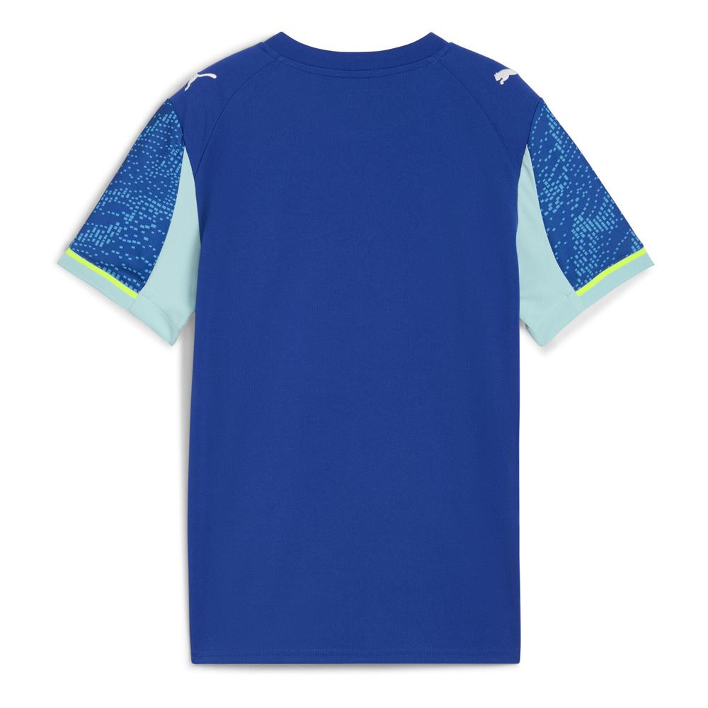 OM Maillot de Football Turquoise/Bleu/Jaune Garçon Puma 25/26 vue 2