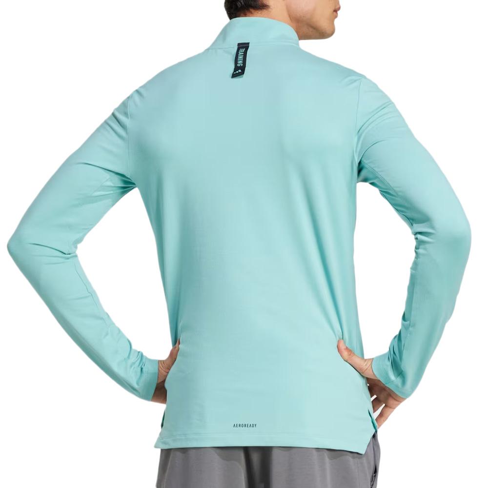 Veste de Sport Bleu Homme Adidas Wo Quarter vue 2