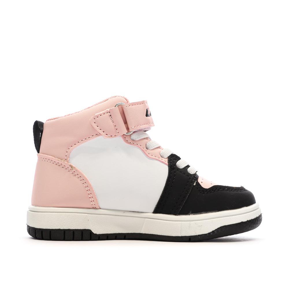 Baskets Rose/Noir Garçon bébé Lotto Ravenne vue 2