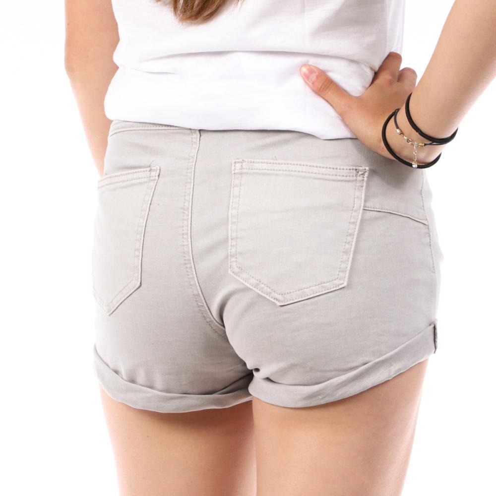 Short Gris Femme Monday Premium LW526 vue 2