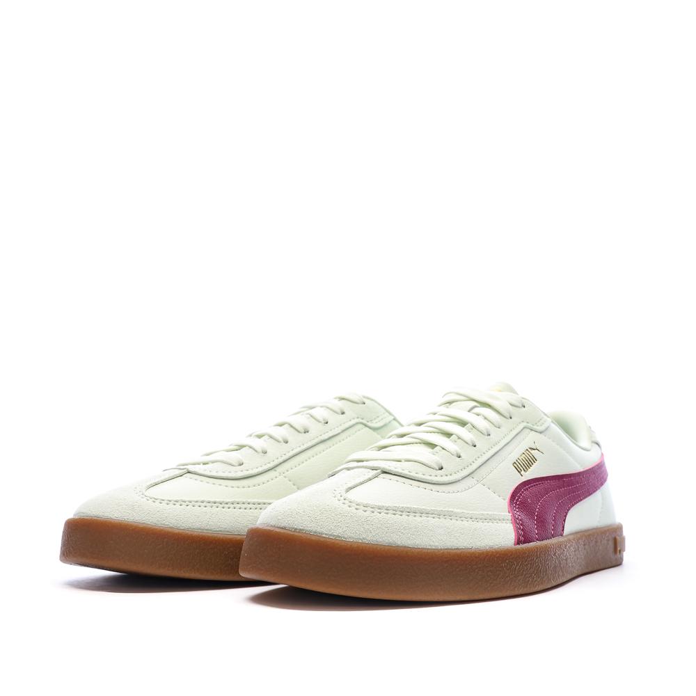 Baskets Bordeaux/Vert Femme Puma Club II Era vue 6