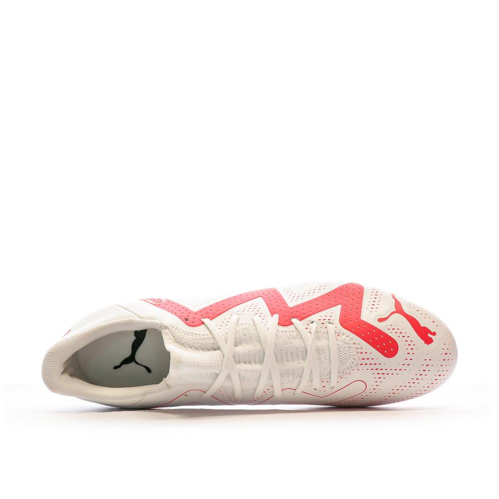 Chaussures Football Blanc/Rose Homme Future Play vue 4