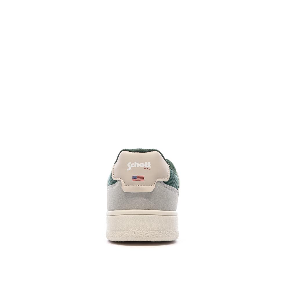 Schott Darcy Men's White/Grey/Green Sneakers Photo of the Espace des Marques %store% store - view of %key%