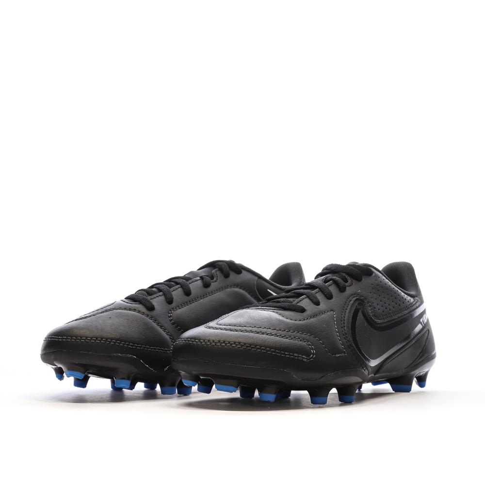 Chaussures de Foot Noires Junior Nike Legend 9 Club FG/MG vue 6