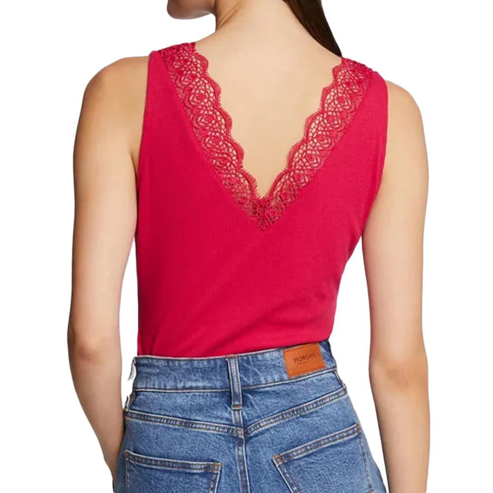 Débardeur Rose Femme Morgan Dentelle 241 DADILA vue 2