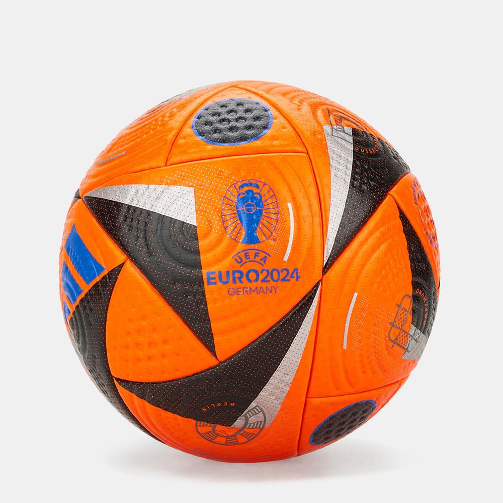 Ballon Orange Adidas Euro24 Pro Winter pas cher
