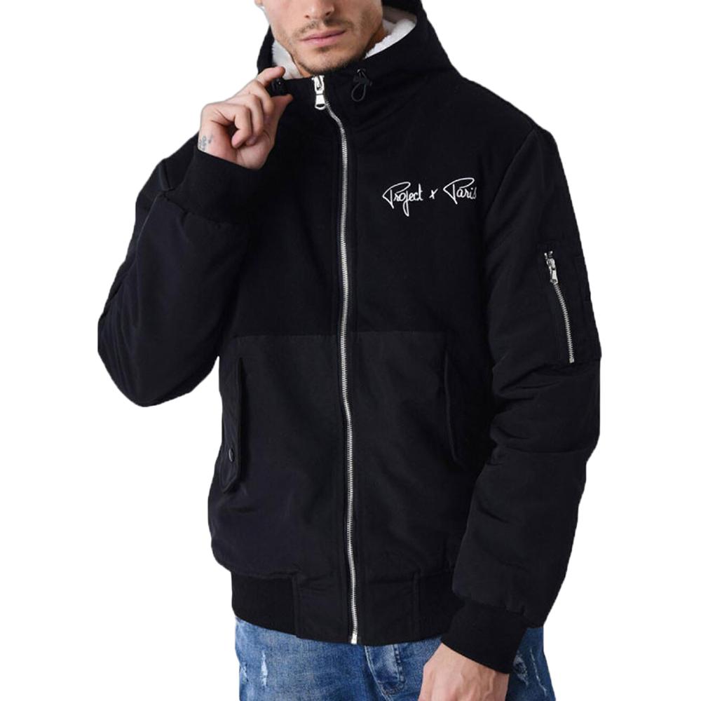 Blouson Noir Homme Project X Paris 2230117 pas cher