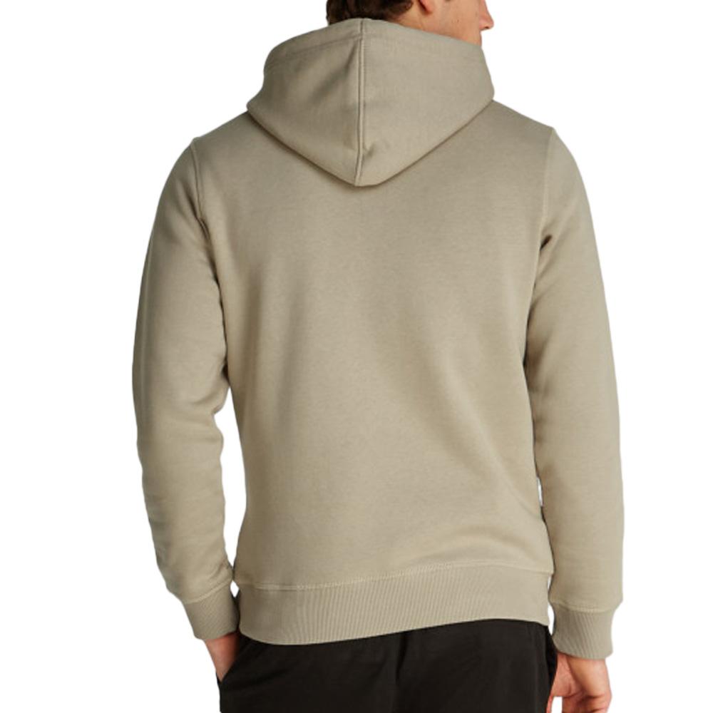 Sweat à Capuche Beige Homme Calvin Klein Monologo vue 2