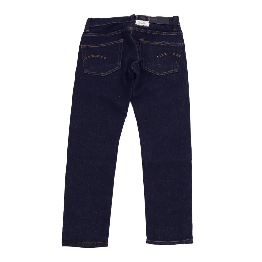 Jean Skinny Marine Garçon G-Star Kids 3301 vue 2