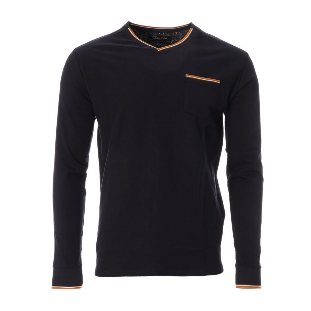 T-shirt Manches Longues Marine Homme RMS26 91242 pas cher