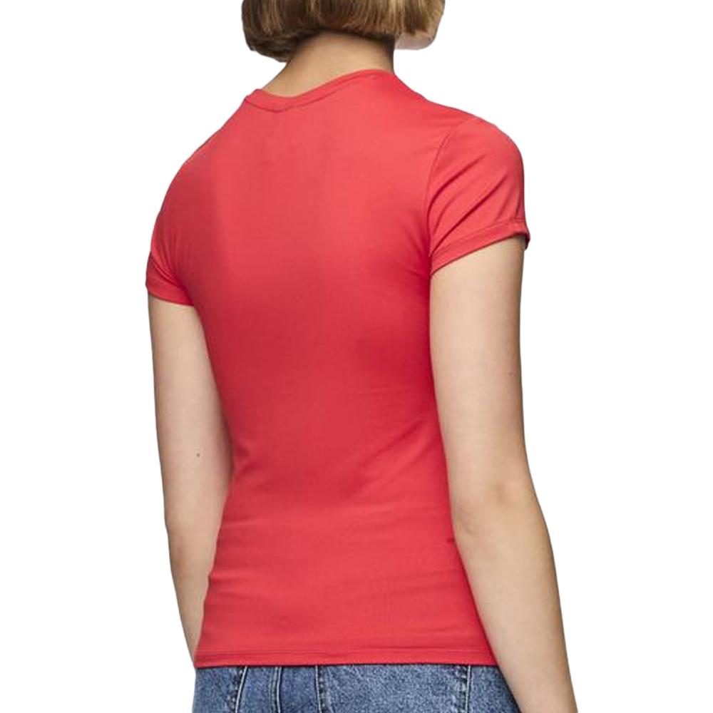 T-Shirt Rouge Femme Pieces Fylla vue 2