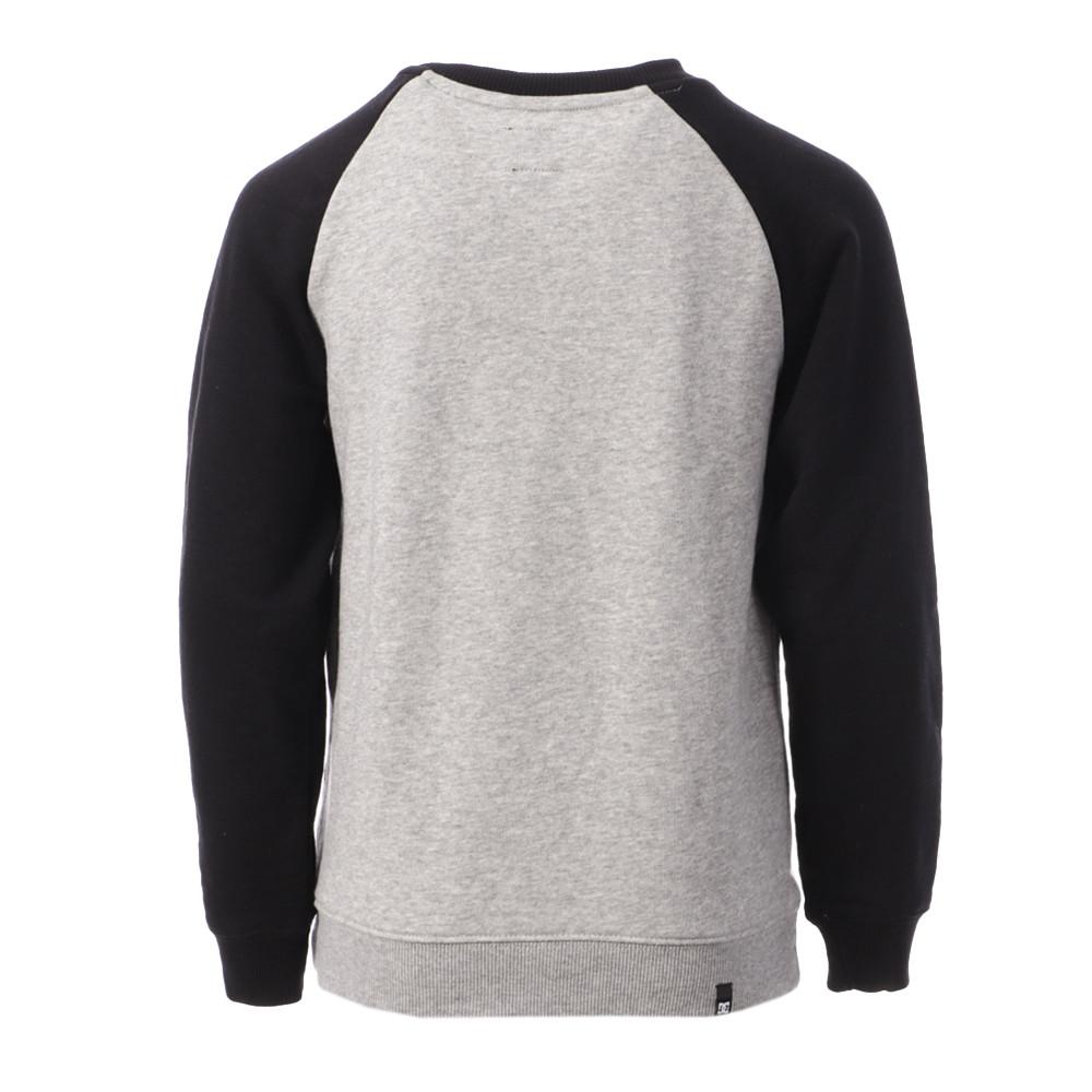 Sweat Gris/Noir Garçon Dc shoes Circle Star vue 2