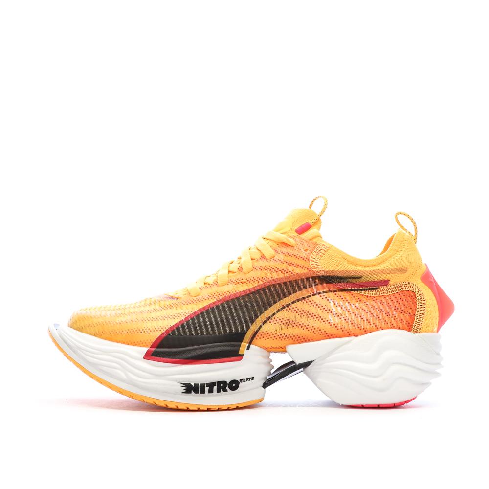 Chaussures de Running Orange Femme Nitro Puma Fast-r Nitro Elite 2 Fire pas cher